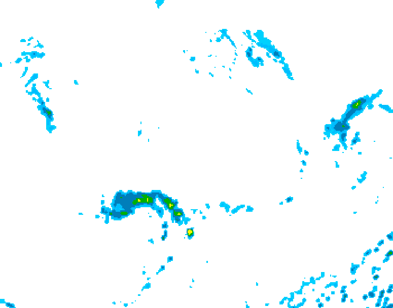 GDPS precipitation 012 hour forecast chart for Canada based on 2026/09/07 1200Z data