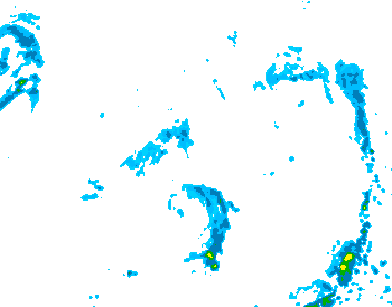 GDPS precipitation 192 hour forecast chart for Canada based on 2026/09/07 1200Z data