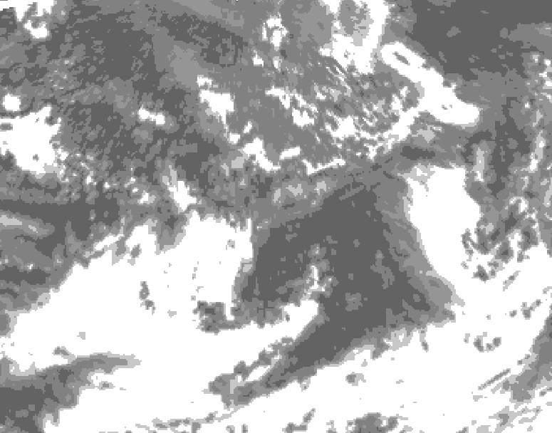GDPS total cloud 060 hour forecast chart for Canada based on 2026/09/07 0000Z data