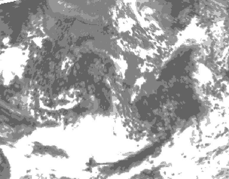 GDPS total cloud 084 hour forecast chart for Canada based on 2026/09/07 0000Z data