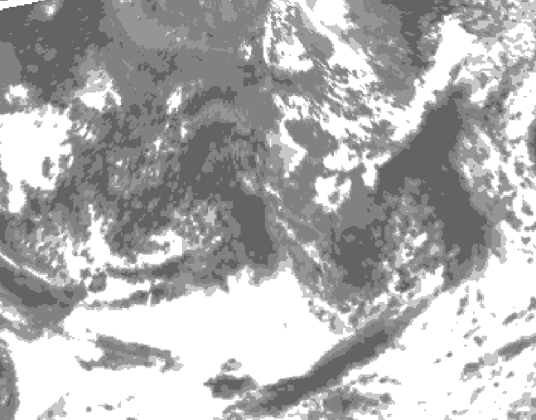 GDPS total cloud 090 hour forecast chart for Canada based on 2026/09/07 0000Z data