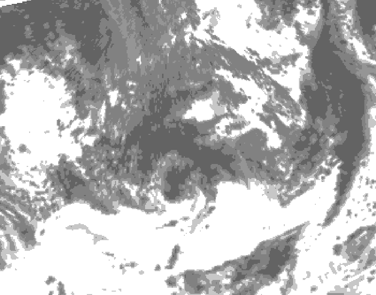 GDPS total cloud 114 hour forecast chart for Canada based on 2026/09/07 0000Z data