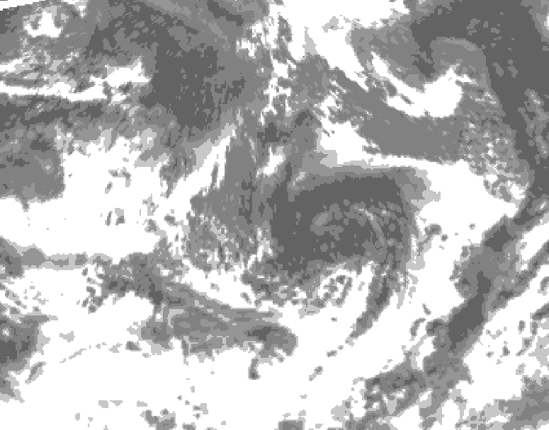 GDPS total cloud 144 hour forecast chart for Canada based on 2026/09/07 0000Z data