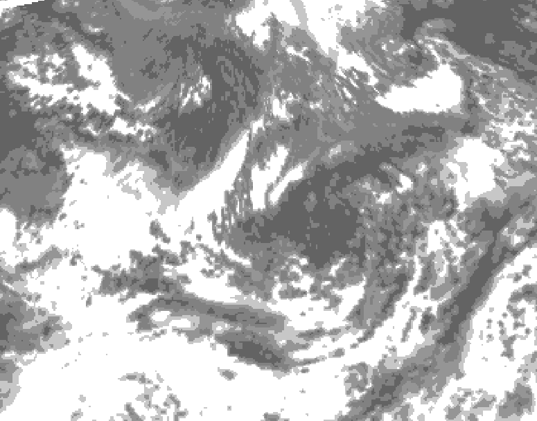 GDPS total cloud 156 hour forecast chart for Canada based on 2026/09/07 0000Z data