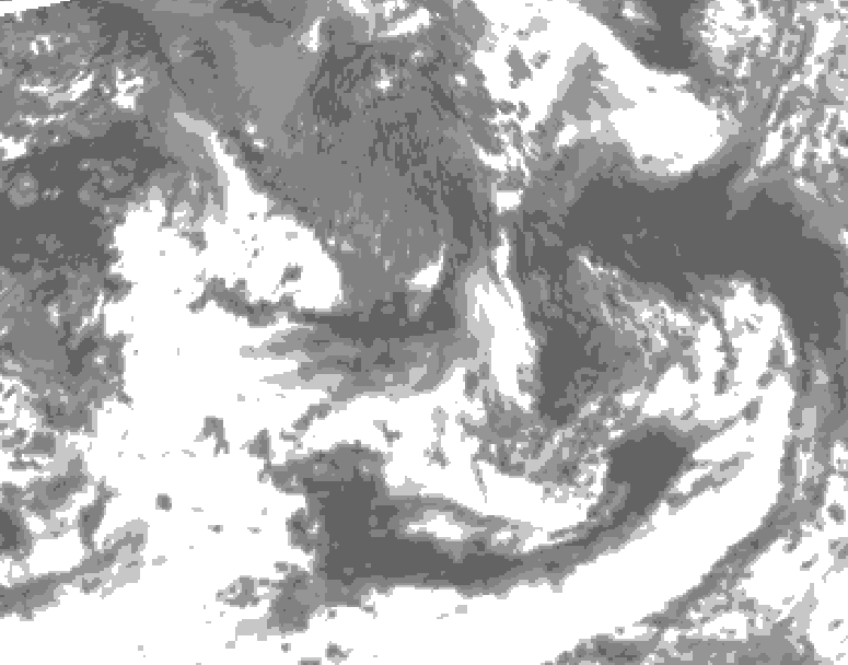 GDPS total cloud 186 hour forecast chart for Canada based on 2026/09/07 0000Z data
