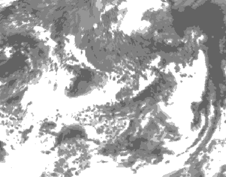 GDPS total cloud 216 hour forecast chart for Canada based on 2026/09/07 0000Z data