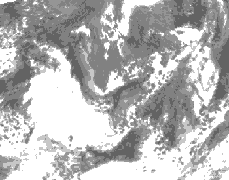 GDPS total cloud 240 hour forecast chart for Canada based on 2026/09/07 0000Z data