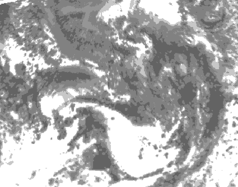 GDPS total cloud 168 hour forecast chart for Canada based on 2026/09/07 1200Z data