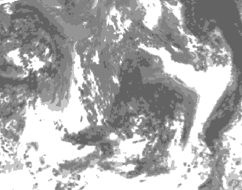GDPS total cloud 216 hour forecast chart for Canada based on 2026/09/07 1200Z data