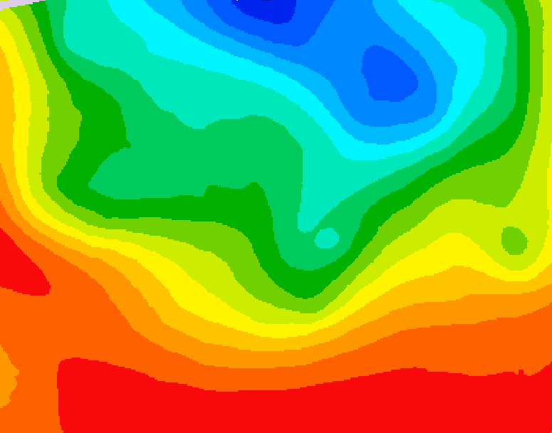 GDPS 500 millibar geopotential height 042 hour forecast chart for Canada based on 2026/09/08 0000Z data