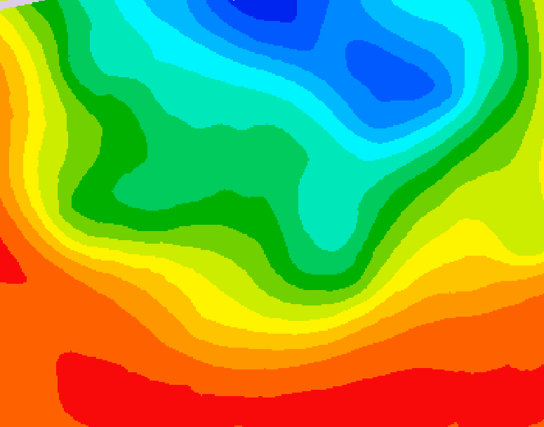 GDPS 500 millibar geopotential height 048 hour forecast chart for Canada based on 2026/09/08 0000Z data