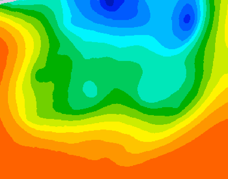 GDPS 500 millibar geopotential height 072 hour forecast chart for Canada based on 2026/09/08 0000Z data