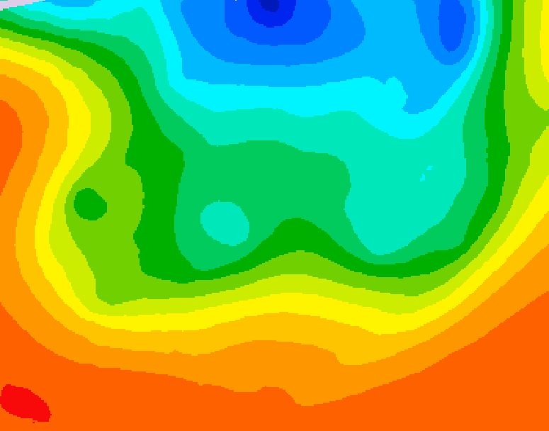GDPS 500 millibar geopotential height 078 hour forecast chart for Canada based on 2026/09/08 0000Z data