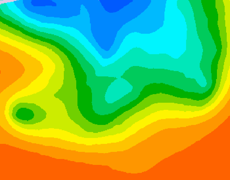 GDPS 500 millibar geopotential height 102 hour forecast chart for Canada based on 2026/09/08 0000Z data