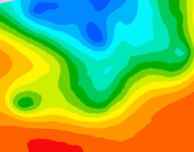 GDPS 500 millibar geopotential height 114 hour forecast chart for Canada based on 2026/09/08 0000Z data