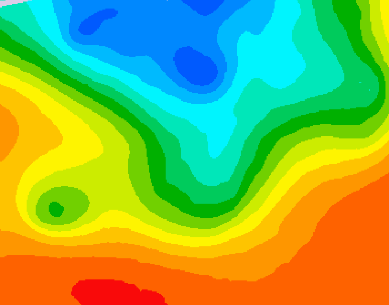 GDPS 500 millibar geopotential height 120 hour forecast chart for Canada based on 2026/09/08 0000Z data