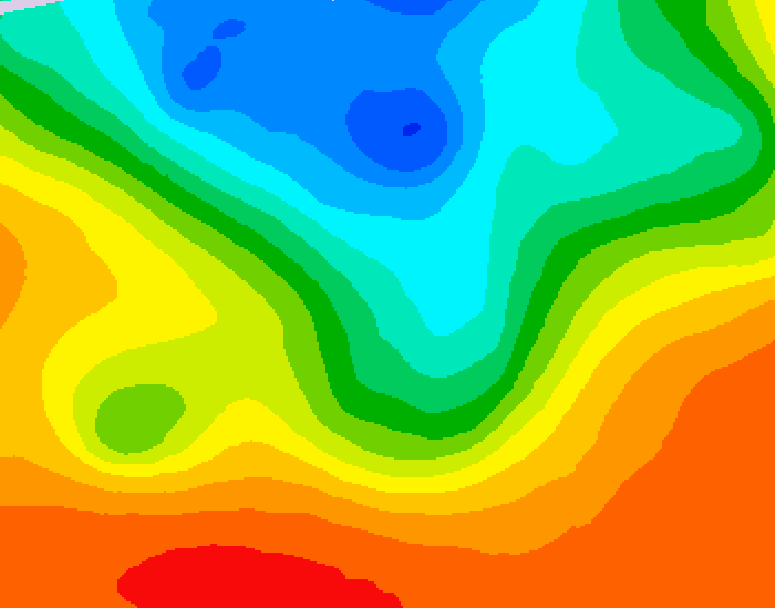 GDPS 500 millibar geopotential height 126 hour forecast chart for Canada based on 2026/09/08 0000Z data