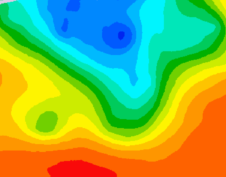 GDPS 500 millibar geopotential height 132 hour forecast chart for Canada based on 2026/09/08 0000Z data