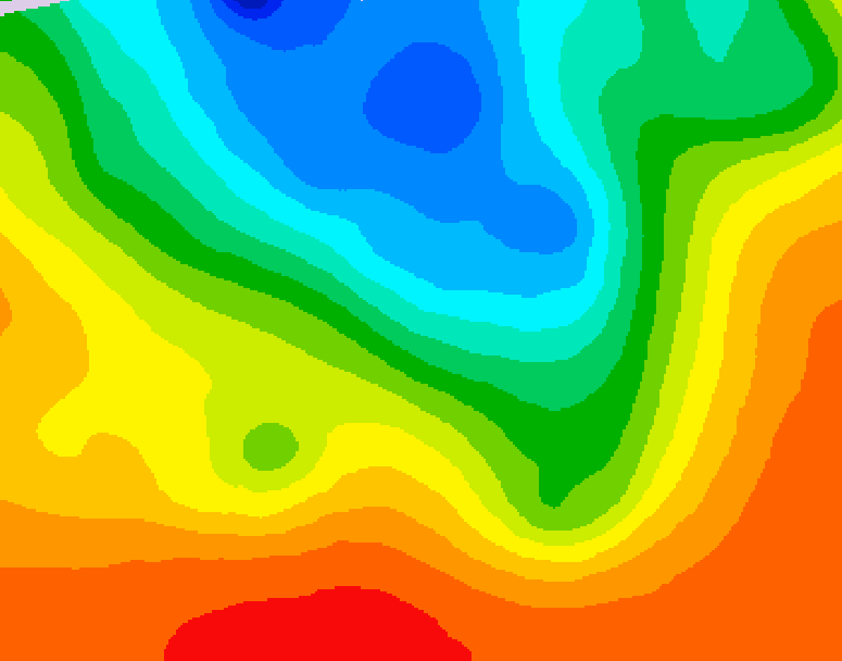 GDPS 500 millibar geopotential height 150 hour forecast chart for Canada based on 2026/09/08 0000Z data