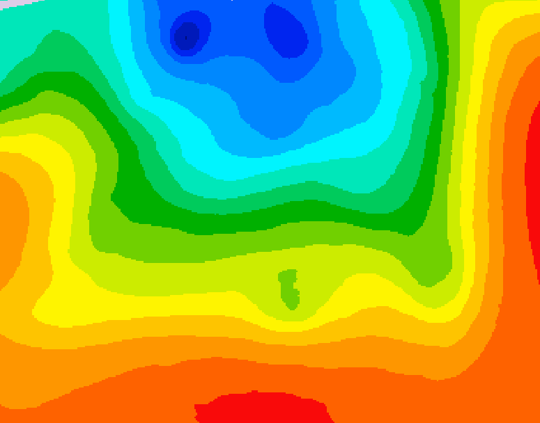 GDPS 500 millibar geopotential height 180 hour forecast chart for Canada based on 2026/09/08 0000Z data