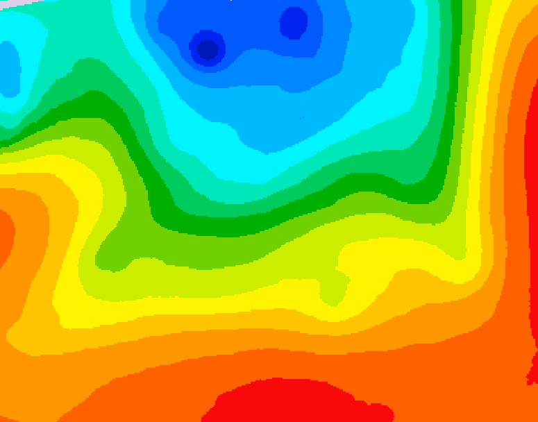 GDPS 500 millibar geopotential height 192 hour forecast chart for Canada based on 2026/09/08 0000Z data