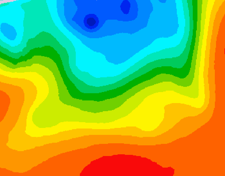 GDPS 500 millibar geopotential height 198 hour forecast chart for Canada based on 2026/09/08 0000Z data