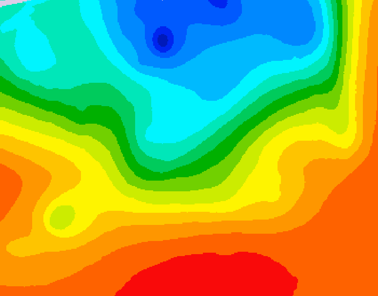 GDPS 500 millibar geopotential height 210 hour forecast chart for Canada based on 2026/09/08 0000Z data