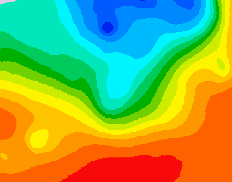 GDPS 500 millibar geopotential height 222 hour forecast chart for Canada based on 2026/09/08 0000Z data
