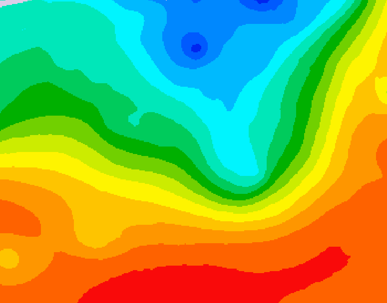 GDPS 500 millibar geopotential height 240 hour forecast chart for Canada based on 2026/09/08 0000Z data