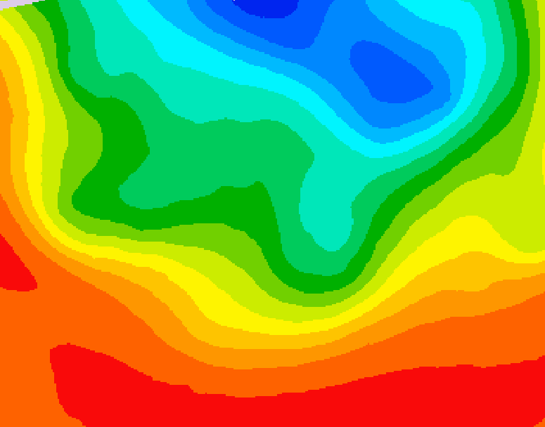 GDPS 500 millibar geopotential height 036 hour forecast chart for Canada based on 2026/09/08 1200Z data