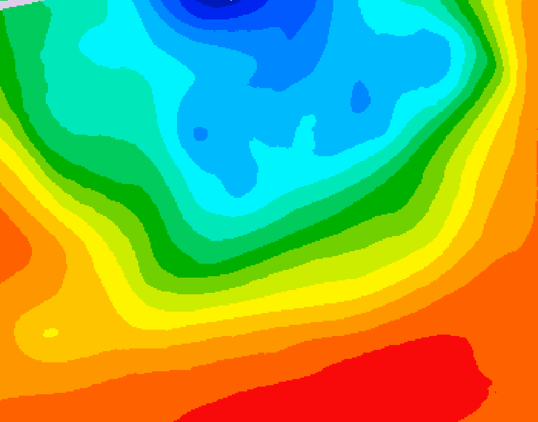 GDPS 500 millibar geopotential height 192 hour forecast chart for Canada based on 2026/09/08 1200Z data