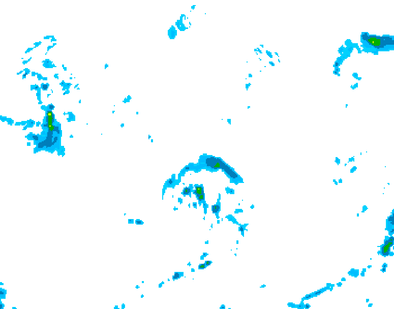 GDPS precipitation 012 hour forecast chart for Canada based on 2026/09/08 1200Z data