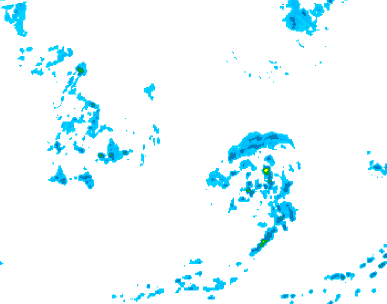 GDPS precipitation 036 hour forecast chart for Canada based on 2026/09/08 1200Z data
