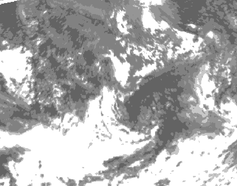 GDPS total cloud 048 hour forecast chart for Canada based on 2026/09/08 0000Z data