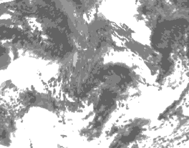 GDPS total cloud 108 hour forecast chart for Canada based on 2026/09/08 0000Z data