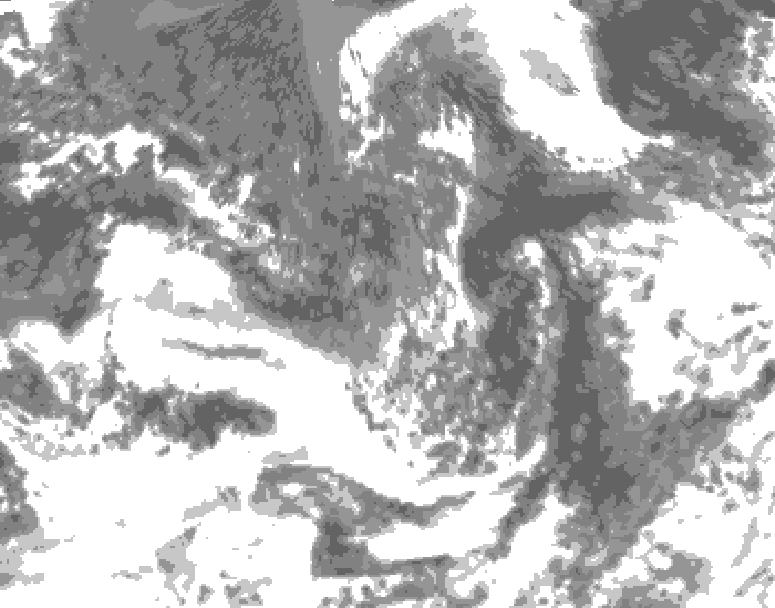 GDPS total cloud 138 hour forecast chart for Canada based on 2026/09/08 0000Z data