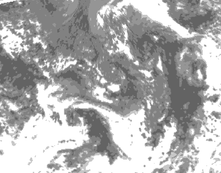 GDPS total cloud 156 hour forecast chart for Canada based on 2026/09/08 0000Z data