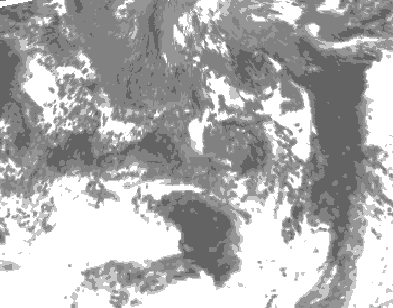 GDPS total cloud 168 hour forecast chart for Canada based on 2026/09/08 0000Z data