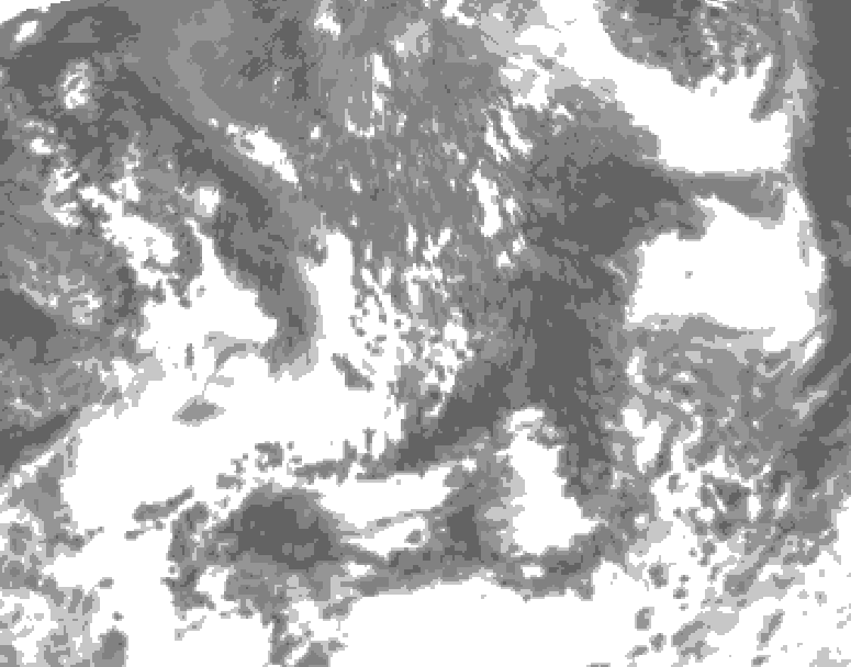GDPS total cloud 222 hour forecast chart for Canada based on 2026/09/08 0000Z data