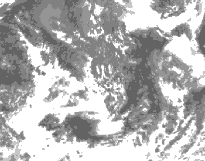 GDPS total cloud 234 hour forecast chart for Canada based on 2026/09/08 0000Z data