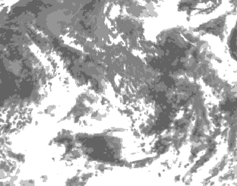GDPS total cloud 240 hour forecast chart for Canada based on 2026/09/08 0000Z data
