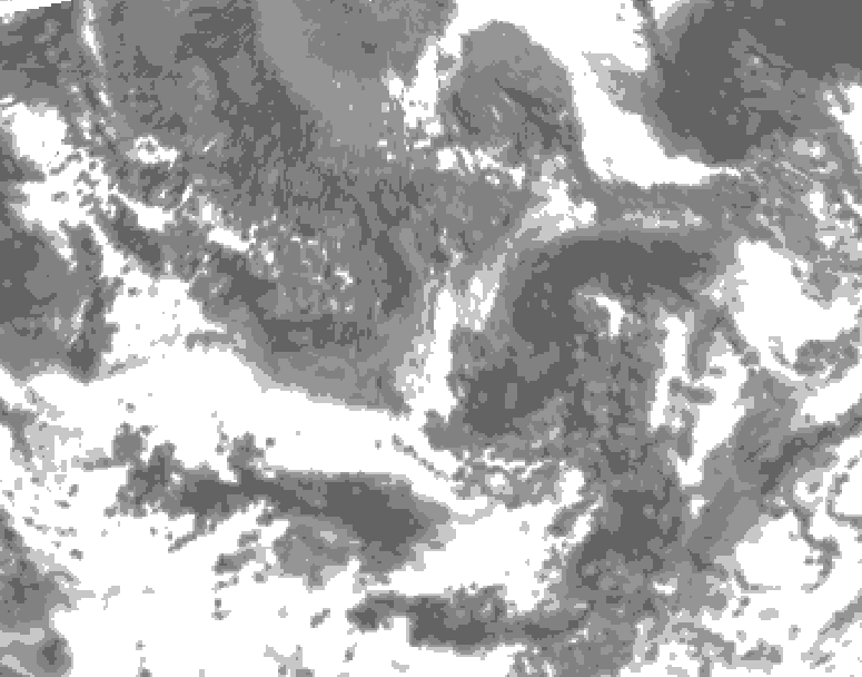 GDPS total cloud 120 hour forecast chart for Canada based on 2026/09/08 1200Z data