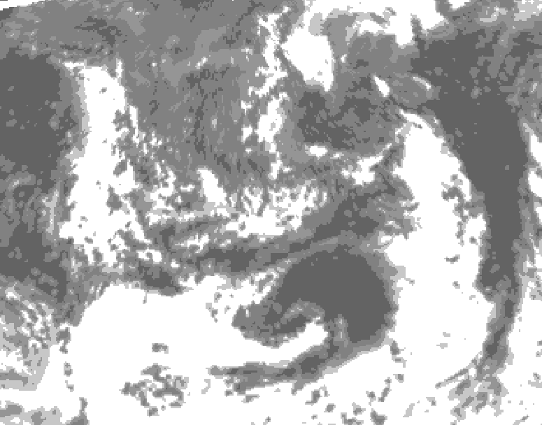 GDPS total cloud 168 hour forecast chart for Canada based on 2026/09/08 1200Z data