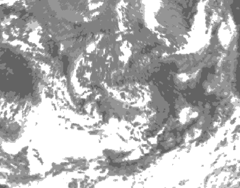 GDPS total cloud 228 hour forecast chart for Canada based on 2026/09/08 1200Z data