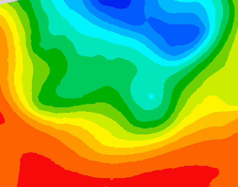 GDPS 500 millibar geopotential height 030 hour forecast chart for Canada based on 2026/09/09 0000Z data