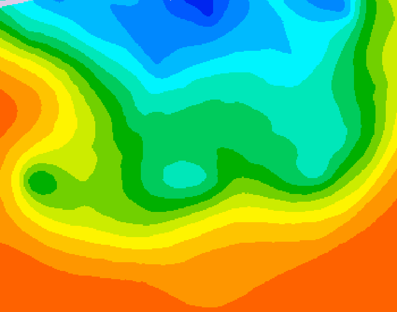 GDPS 500 millibar geopotential height 066 hour forecast chart for Canada based on 2026/09/09 0000Z data