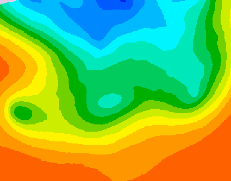 GDPS 500 millibar geopotential height 072 hour forecast chart for Canada based on 2026/09/09 0000Z data