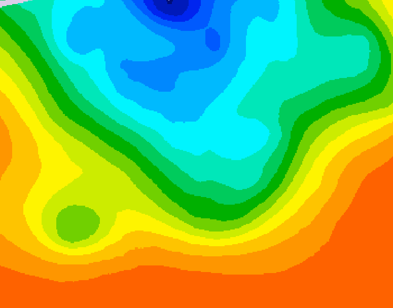 GDPS 500 millibar geopotential height 108 hour forecast chart for Canada based on 2026/09/09 0000Z data