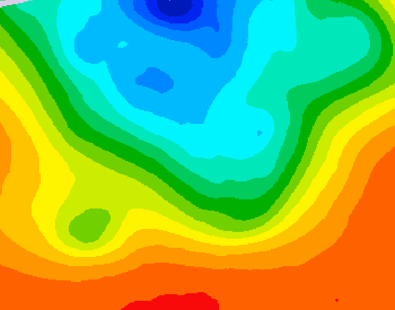 GDPS 500 millibar geopotential height 114 hour forecast chart for Canada based on 2026/09/09 0000Z data