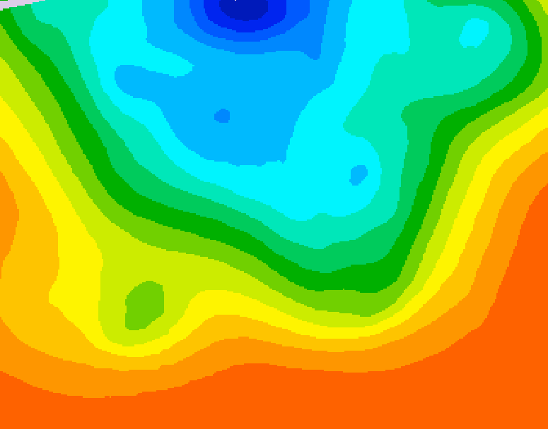 GDPS 500 millibar geopotential height 120 hour forecast chart for Canada based on 2026/09/09 0000Z data